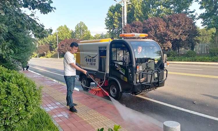 純電動道路清掃車，城市智能環衛清掃裝備