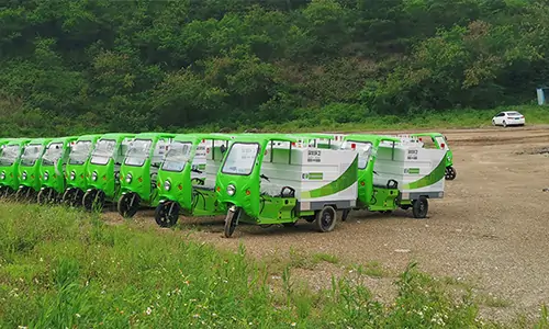 近日深圳定制一批小型三輪高壓清洗車已經交付客戶指定地點