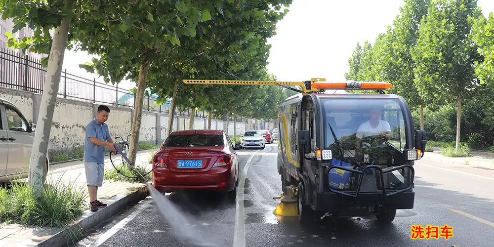 道路洗掃車_電動洗掃車_環(huán)衛(wèi)洗掃車_小型洗掃車