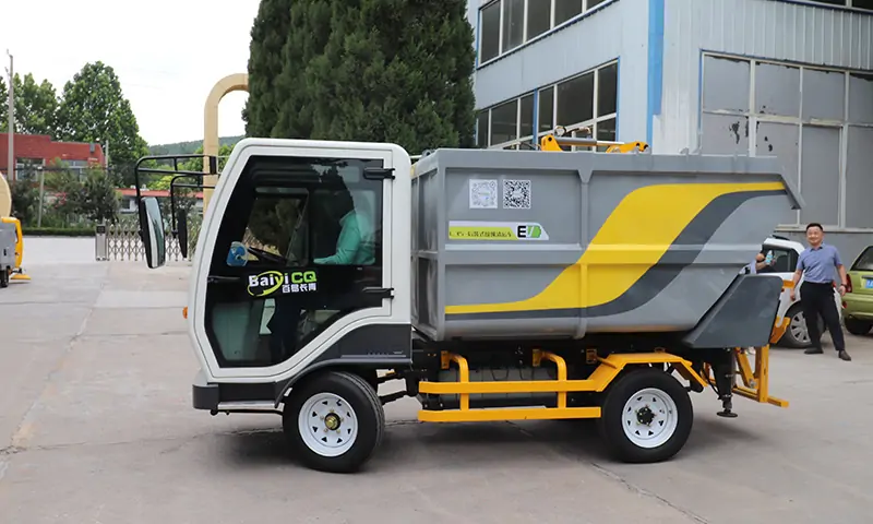 綠色未來：純電動后裝式垃圾車為物業(yè)景區(qū)廠區(qū)垃圾轉(zhuǎn)運(yùn)帶來便捷與環(huán)保！